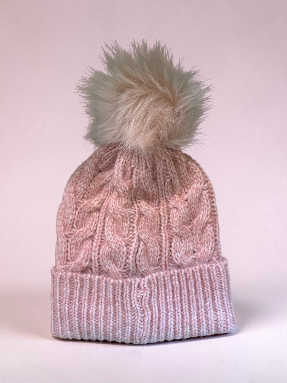 NWT Loft Light Pink Pom Stocking
